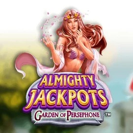 Almighty Jackpots: Garden of Persephone online game logo by Novomatic on x3bet.eu.com