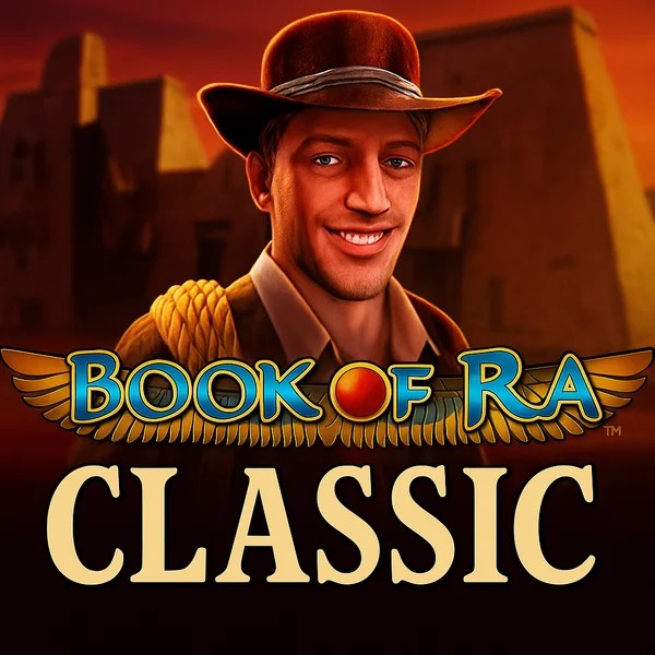 Book of Ra Classic slot visual from Novomatic available on x3bet.eu.com