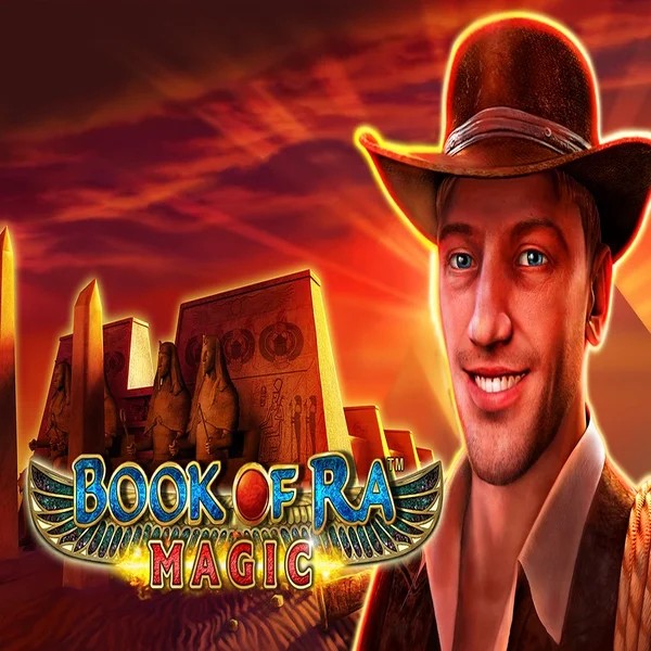 Book of Ra Magic slot logo by Greentube at X3bet casino