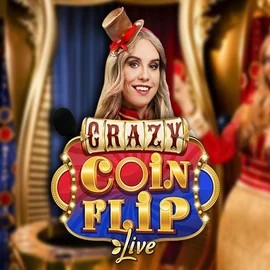 Crazy Coin Flip game by Evolution – logo hosted on X3bet casino