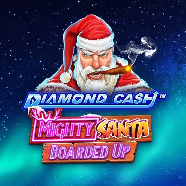 Enjoy Diamond Cash Mighty Santa Boarded Up by Greentube – logo hosted on x3bet.eu.com