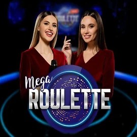 Mega Roulette online game logo by Pragmatic Play on x3bet.eu.com