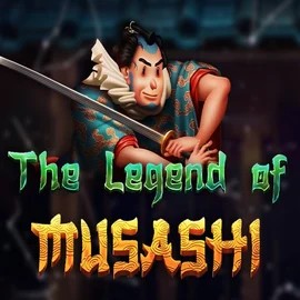 The Legend of Musashi slot logo by Peter &amp; Sons at X3bet casino